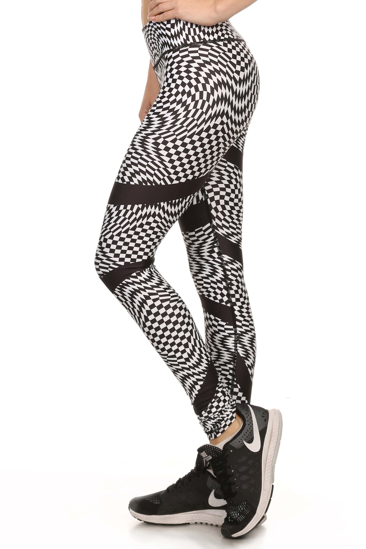 Trippy Checkers Dream Leggings - POPRAGEOUS
 - 2