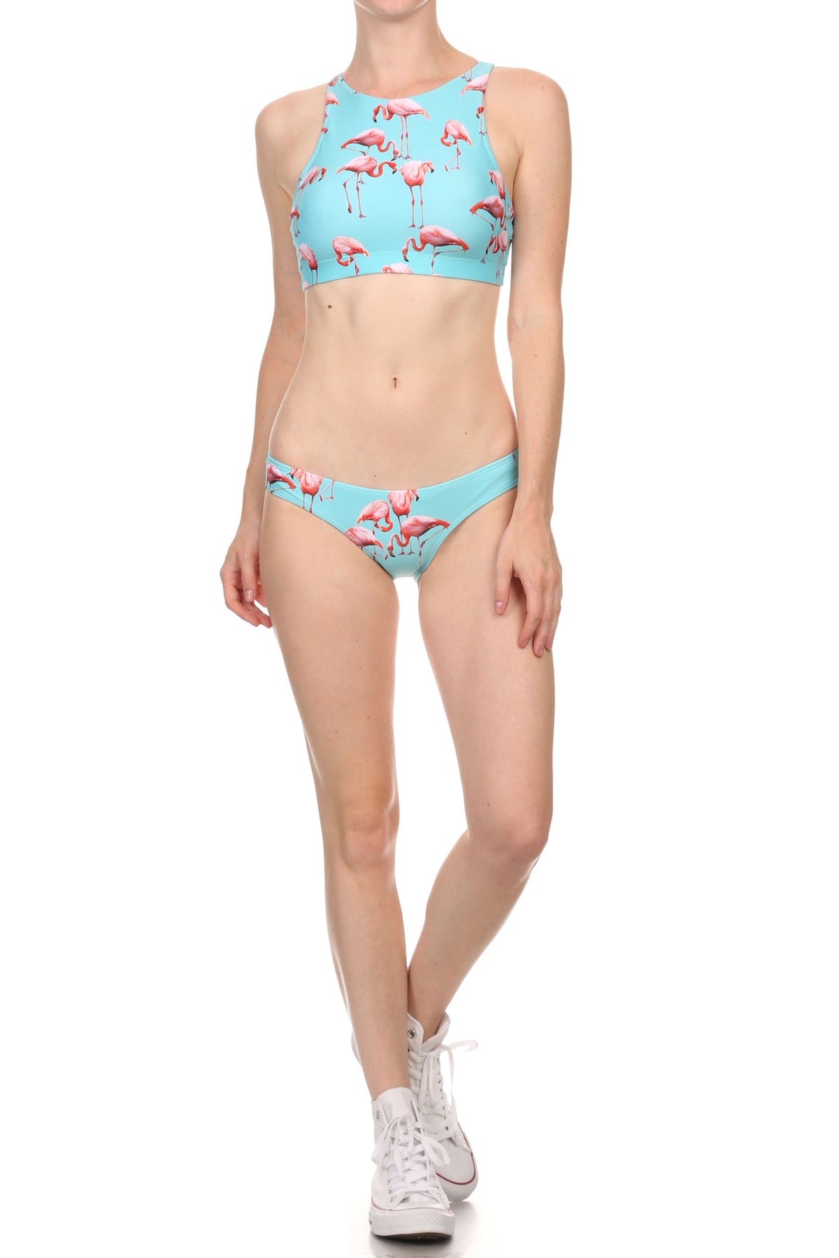 Flamingo Full Bikini Bottom - POPRAGEOUS
 - 4