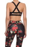 Red Roses Jasmine Sports Bralette - POPRAGEOUS
 - 3