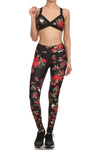 Red Roses Jasmine Sports Bralette - POPRAGEOUS
 - 4