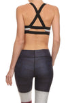 Color Block Jasmine Sports Bralette - Burgundy - POPRAGEOUS
 - 3
