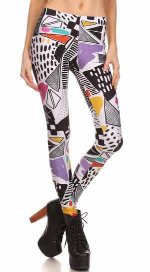 90's Thrift Leggings - POPRAGEOUS
 - 1