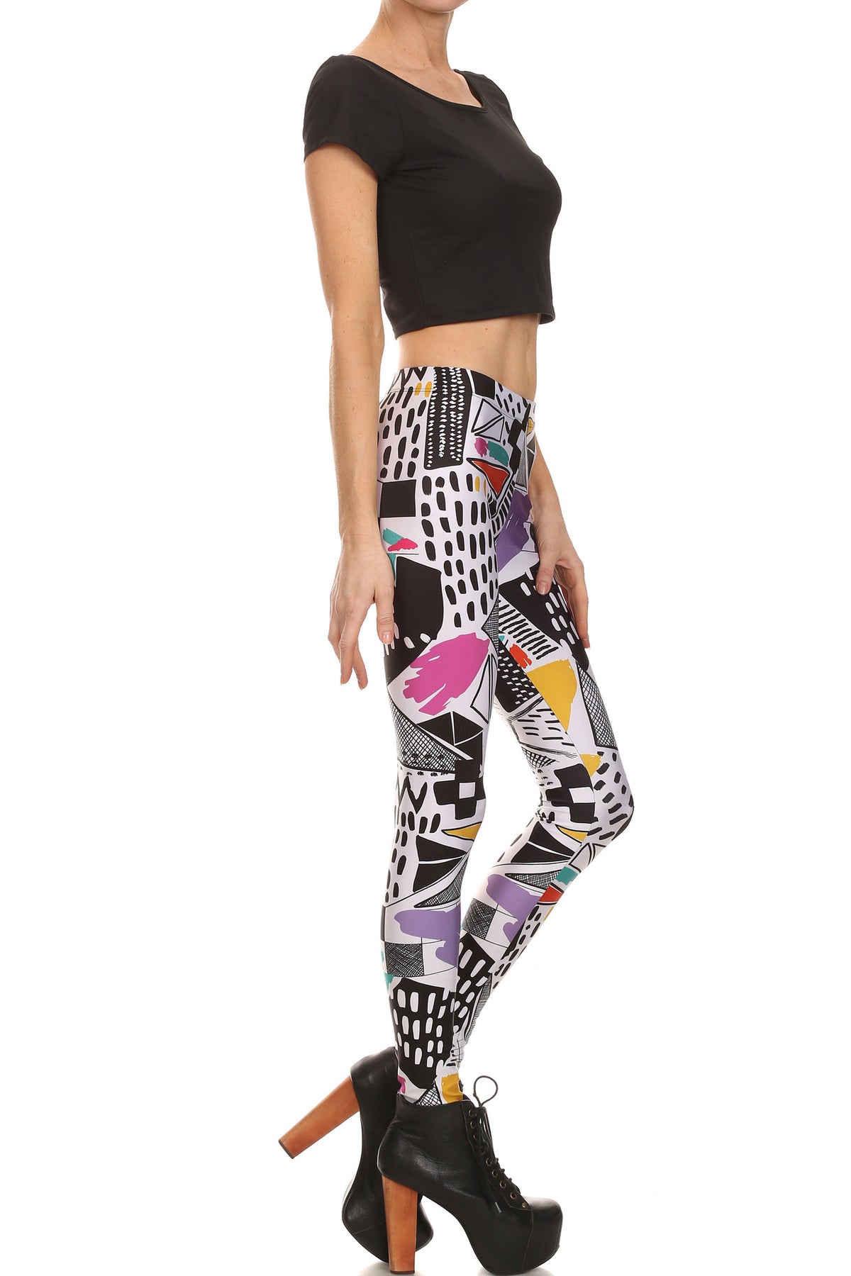 90's Thrift Leggings - POPRAGEOUS
 - 3