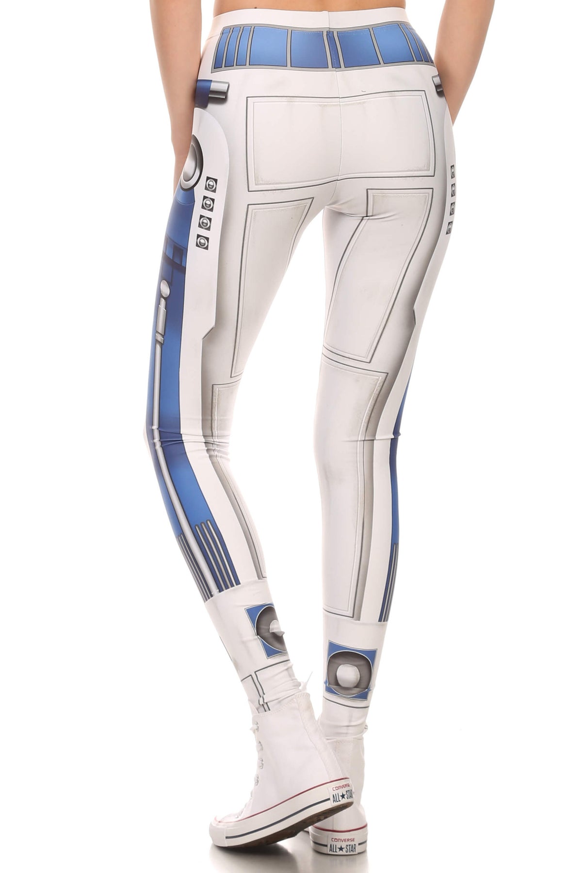 Blue Robot Leggings - POPRAGEOUS
 - 3