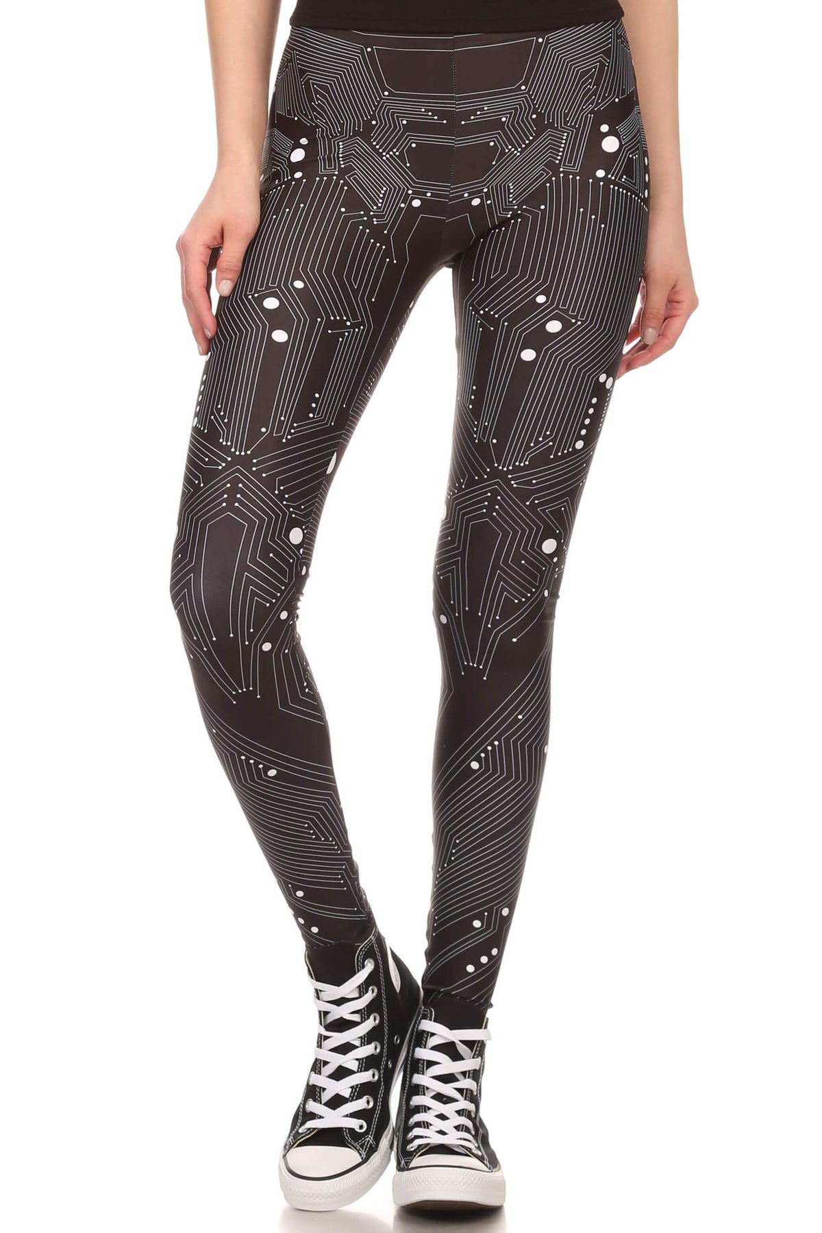 Circuit Board Leggings - POPRAGEOUS
 - 1