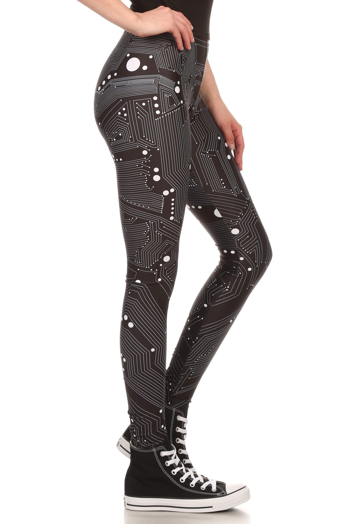 Circuit Board Leggings - POPRAGEOUS
 - 2