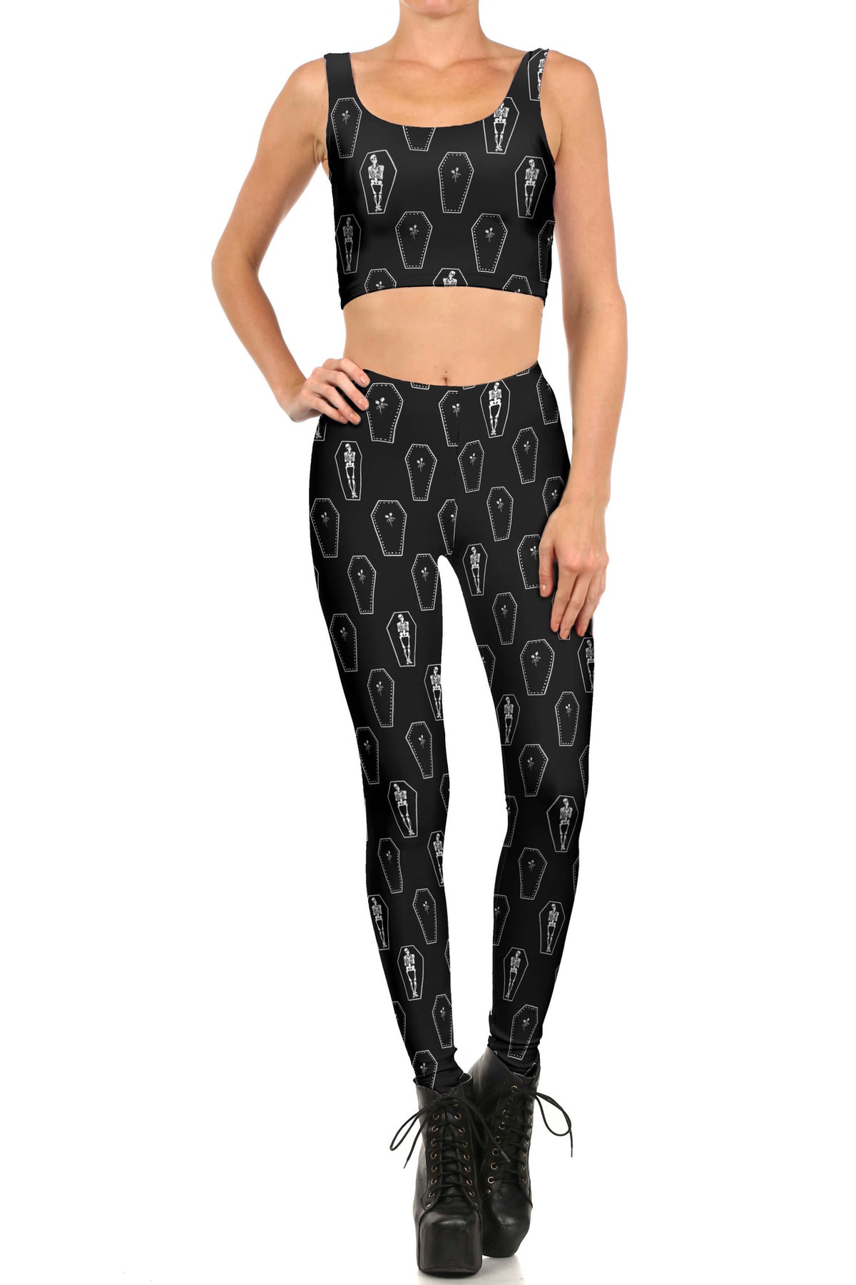 Coffin Leggings - POPRAGEOUS
 - 3