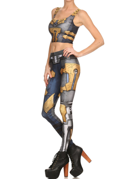 Comic Cyborg Leggings