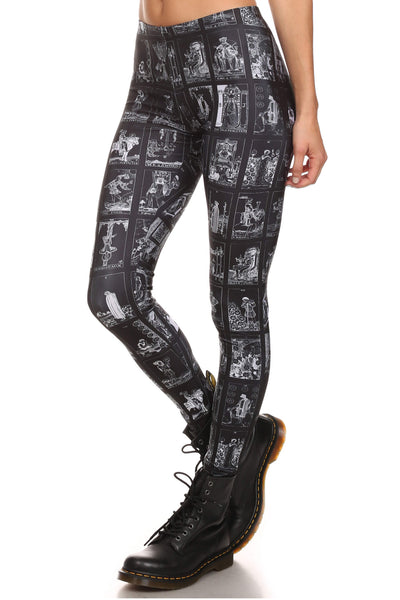 Dark Tarot Card Leggings