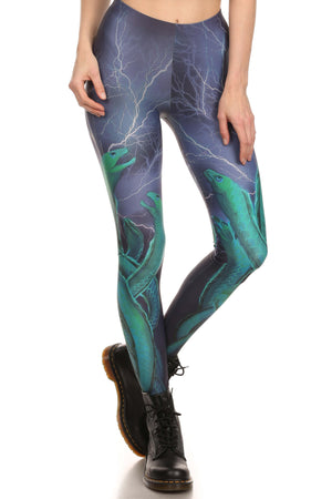 Electric Eel Leggings - POPRAGEOUS
 - 1