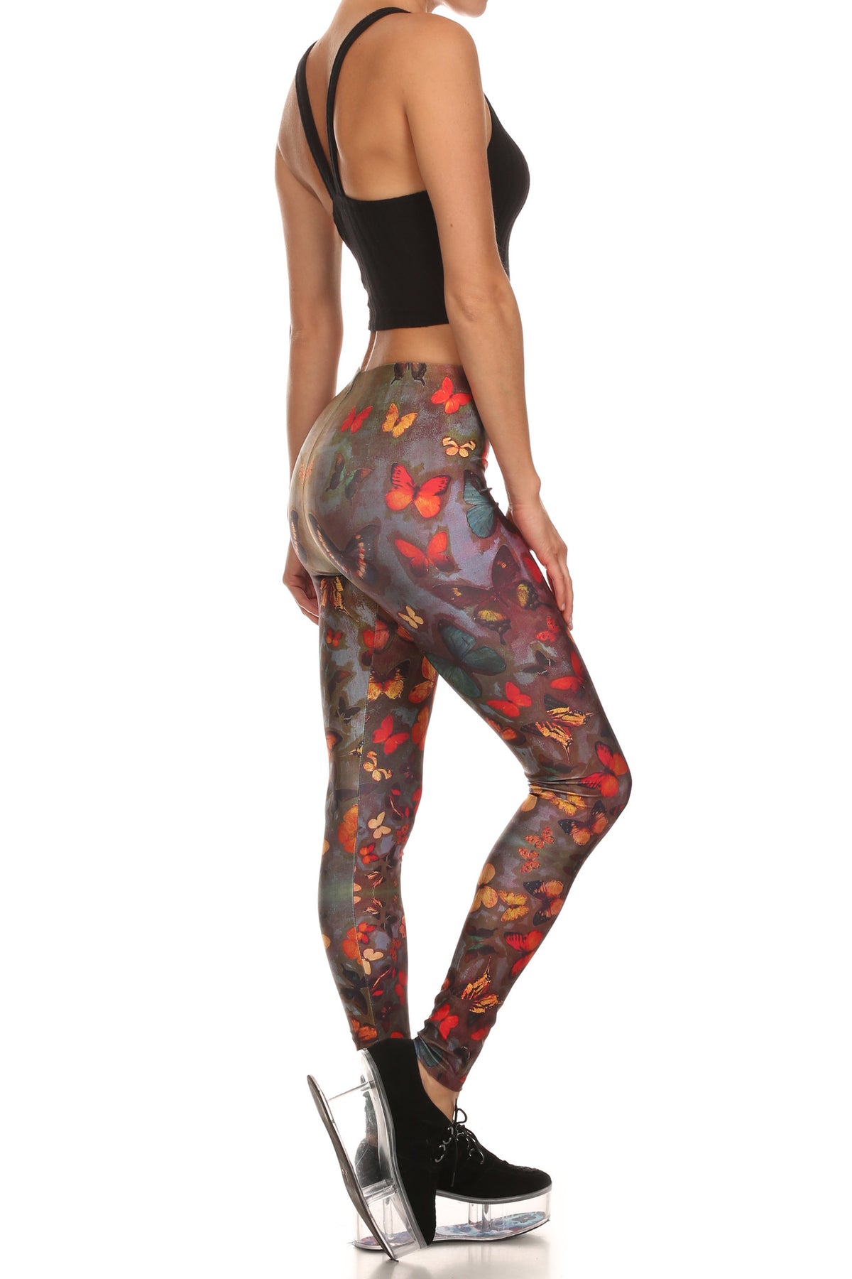 Fall Butterflies Leggings - POPRAGEOUS
 - 3
