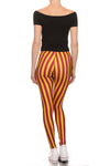 Game Day Classic Leggings - Red & Gold - POPRAGEOUS
 - 4