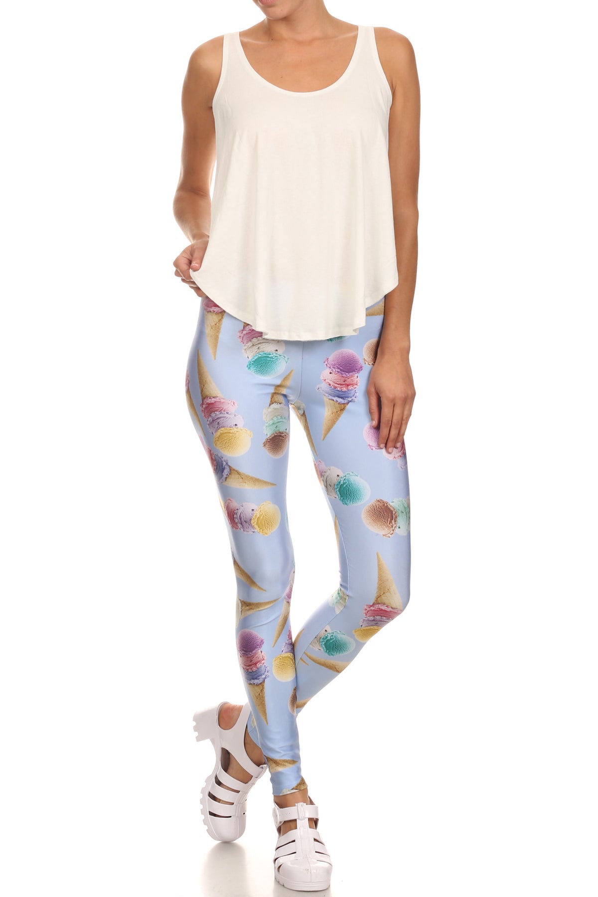Ice Cream Leggings - POPRAGEOUS
 - 1