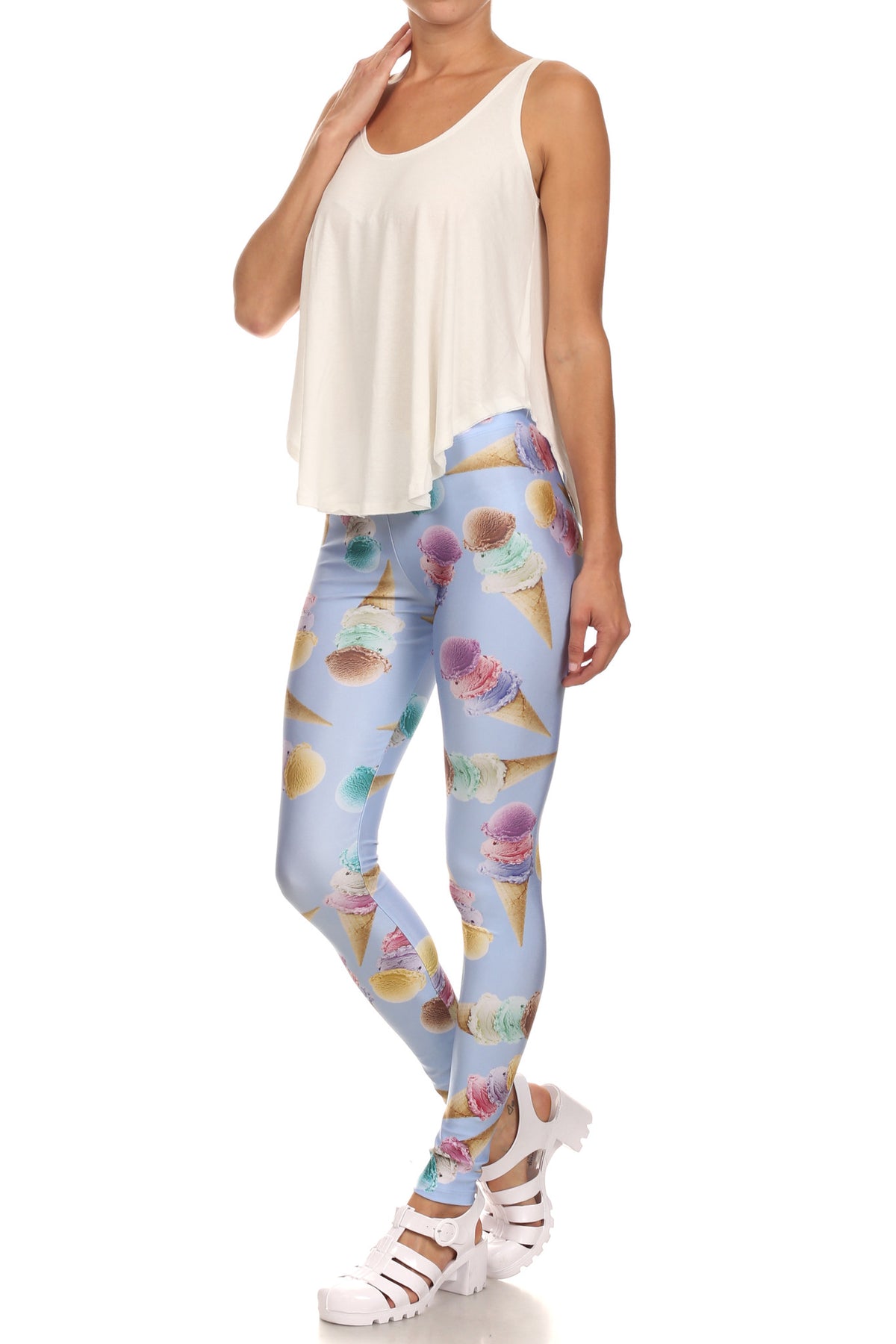 Ice Cream Leggings - POPRAGEOUS
 - 2