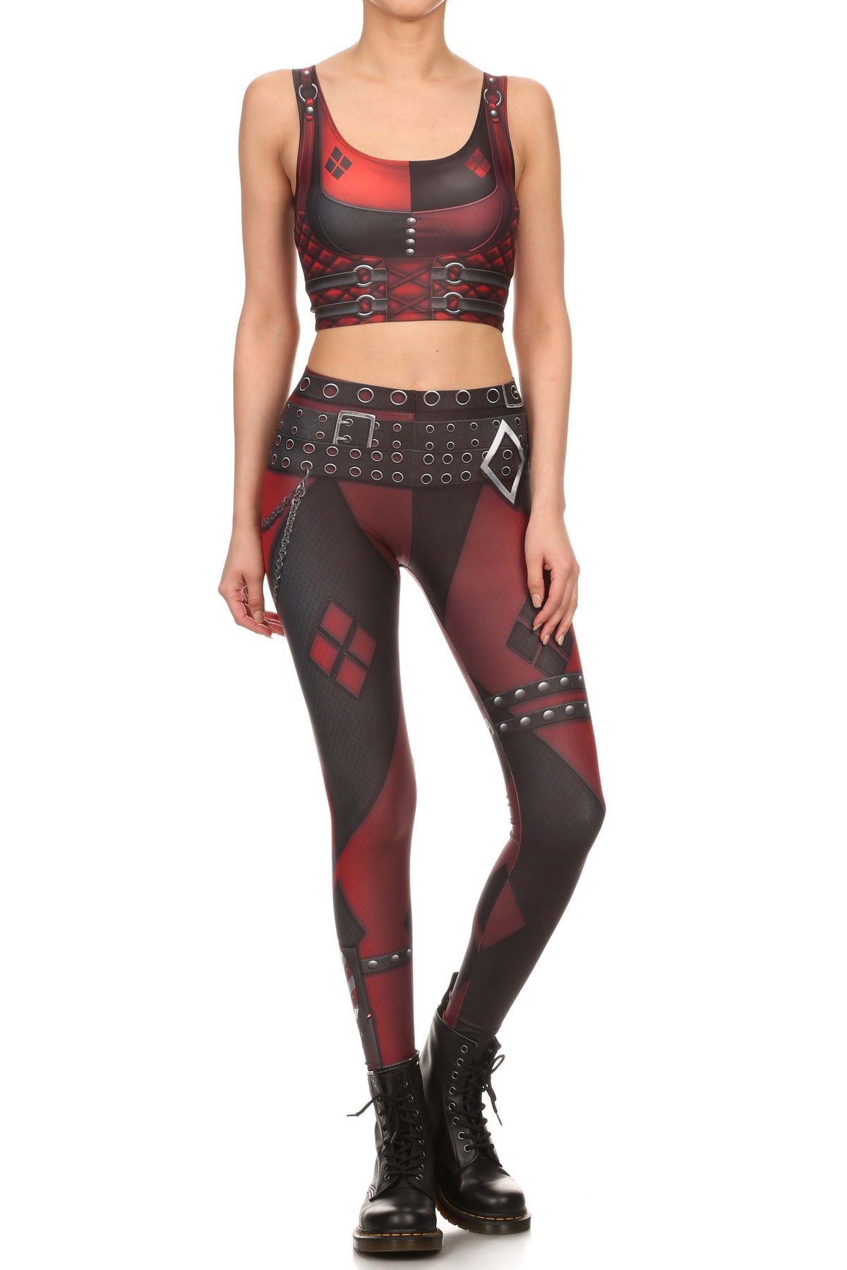Insane Harlequin Leggings - LIMITED - POPRAGEOUS
 - 4