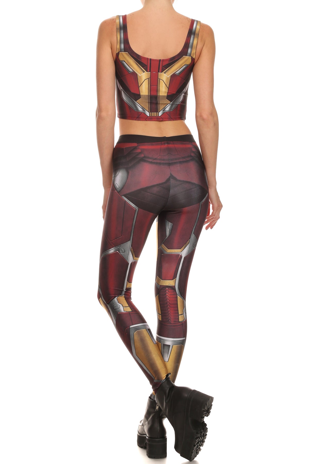 Red Robobabe Leggings - POPRAGEOUS
 - 4