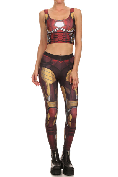 Red Robobabe Leggings