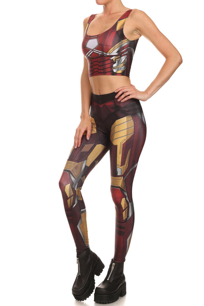 Red Robobabe Leggings