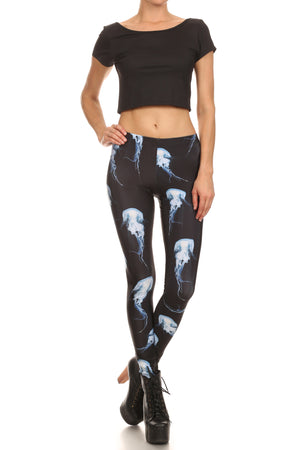Jellyfish Leggings - POPRAGEOUS
 - 1