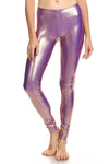 Molten Gold on Lavender Leggings - POPRAGEOUS
 - 1