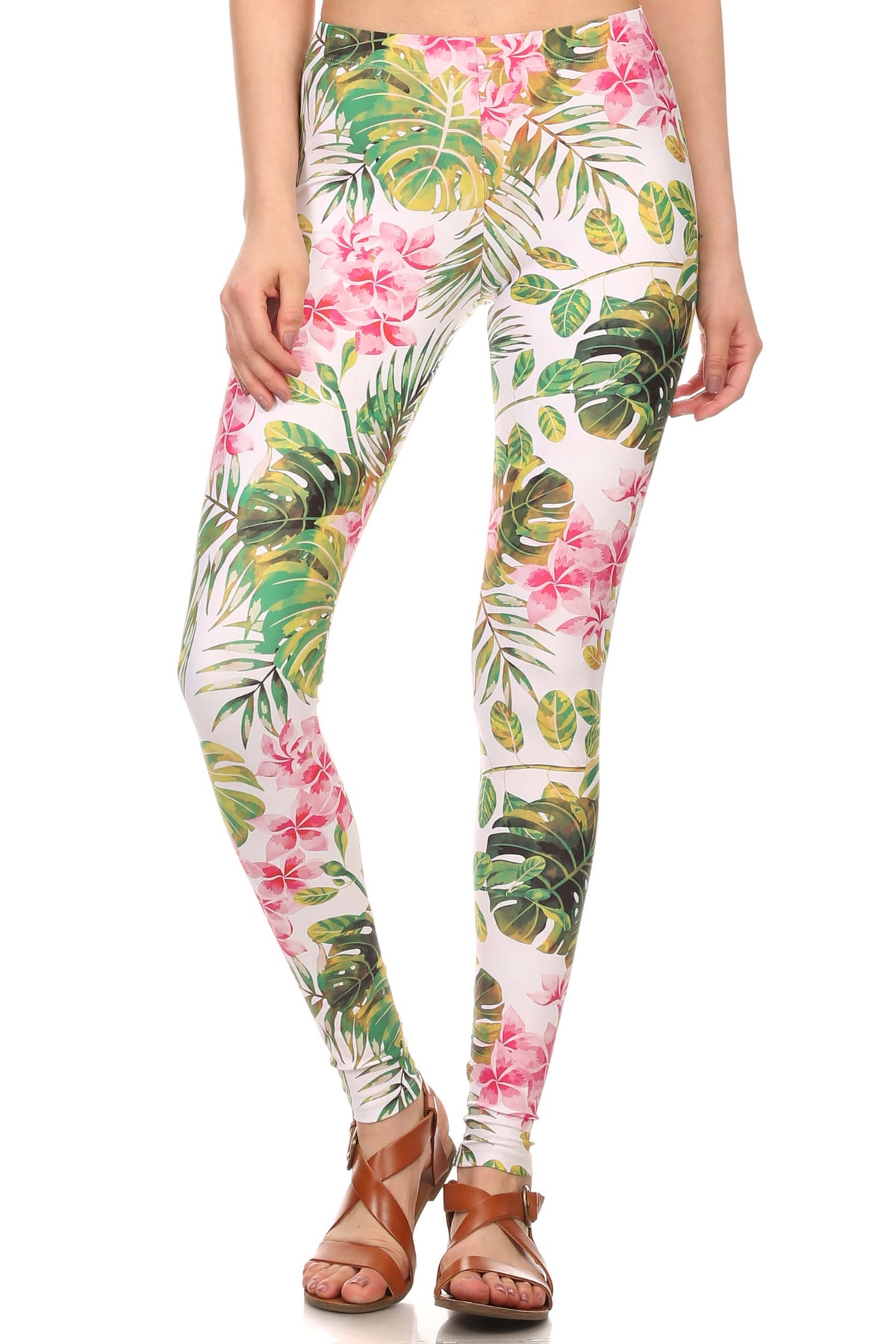 Pink Hawaiian Punch Leggings - POPRAGEOUS
 - 1