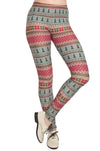 Fair Isle Christmas Leggings - POPRAGEOUS
 - 1