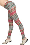 Fair Isle Christmas Leggings - POPRAGEOUS
 - 2