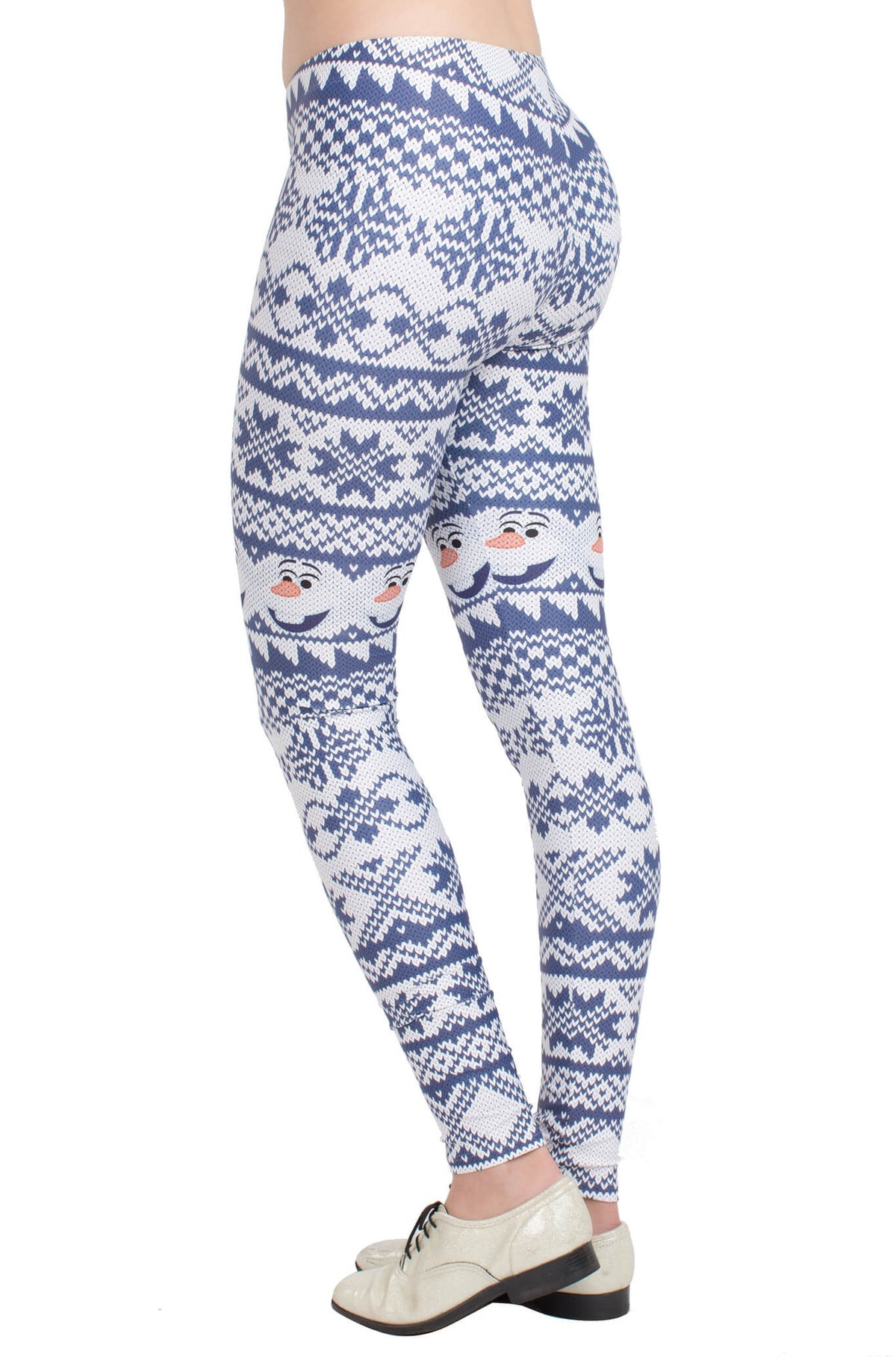 Fair Isle Snowman Leggings - POPRAGEOUS
 - 3