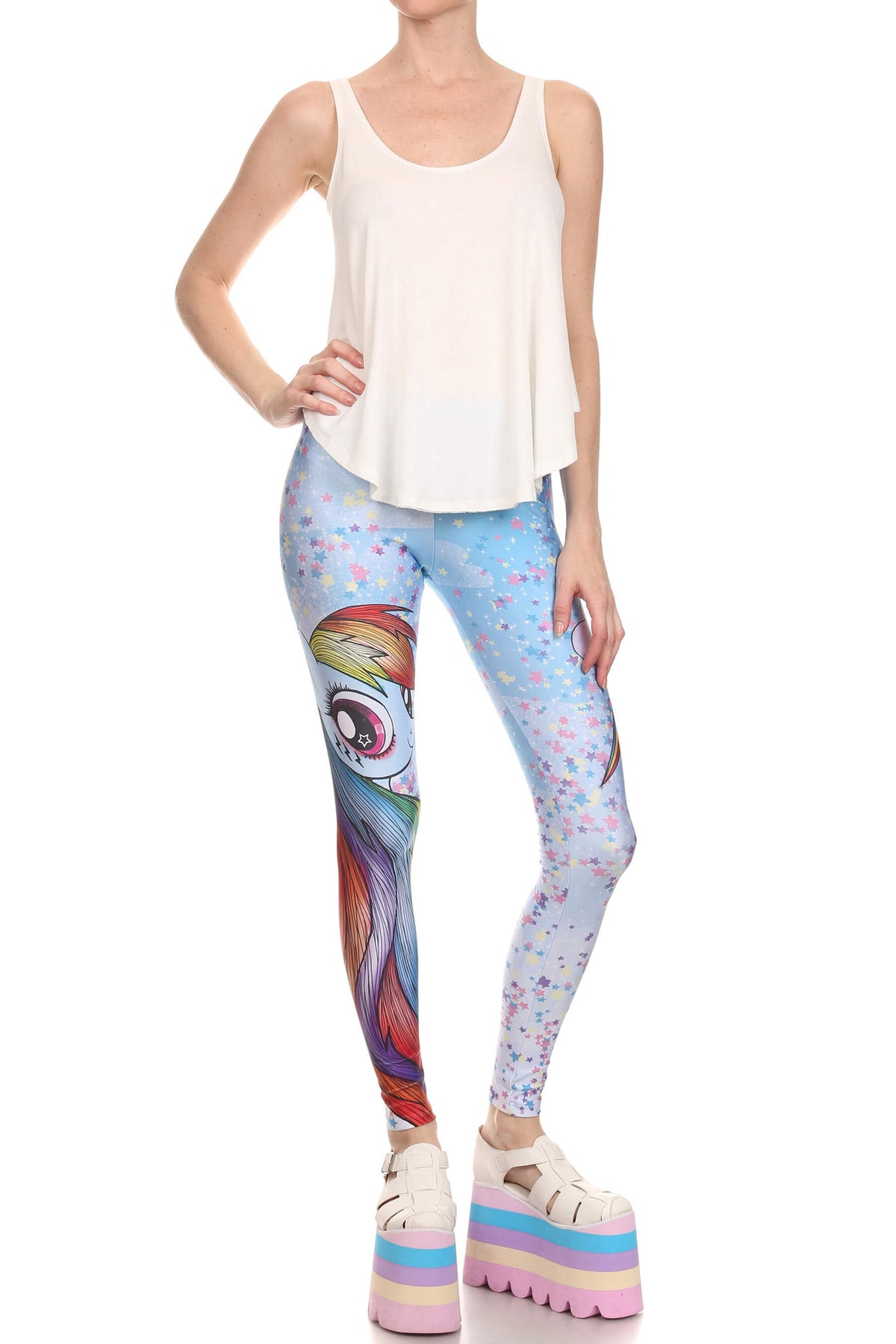 My Little Pony: Rainbow Dash Leggings - POPRAGEOUS
 - 4
