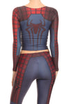 Web Master Long Sleeve Crop Top - POPRAGEOUS
 - 3