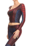 Web Master Long Sleeve Crop Top - POPRAGEOUS
 - 2