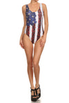 American Beauty Low Back Onesie Swim - POPRAGEOUS
 - 1