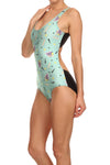 90's One-Piece Swim - Mint - POPRAGEOUS
 - 3