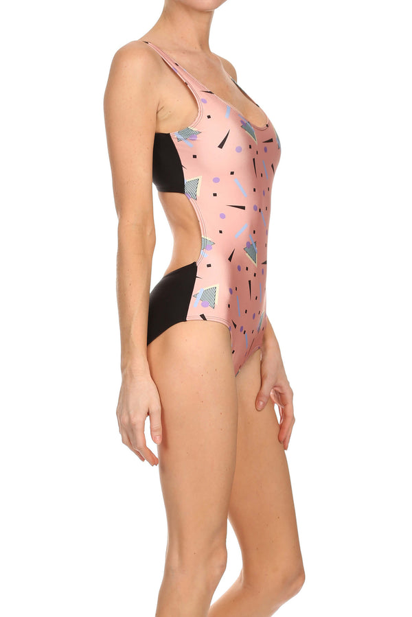 90's One-Piece Swim - Peach - POPRAGEOUS
 - 4