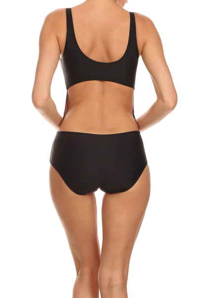 Pink Taco Cat One-Piece Swim