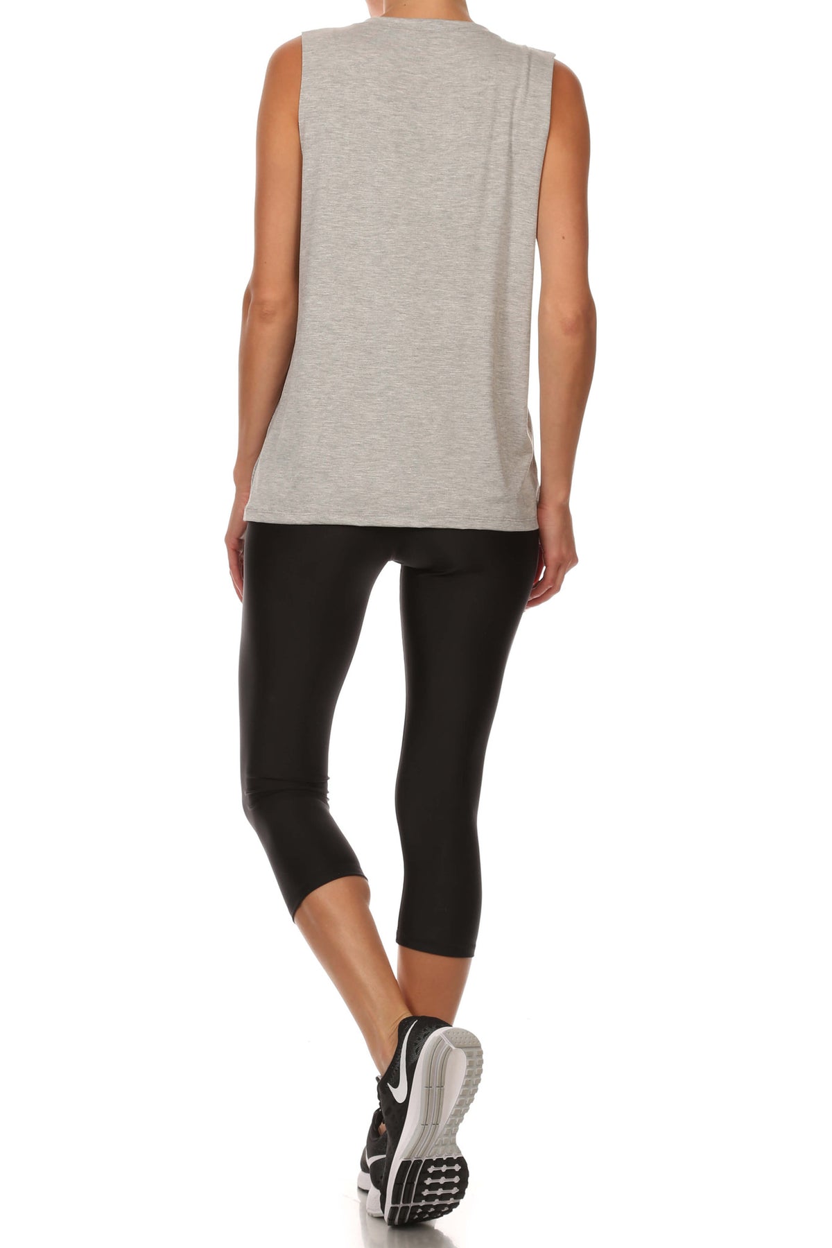 POPSOFT Muscle Tank - Grey - POPRAGEOUS
 - 4