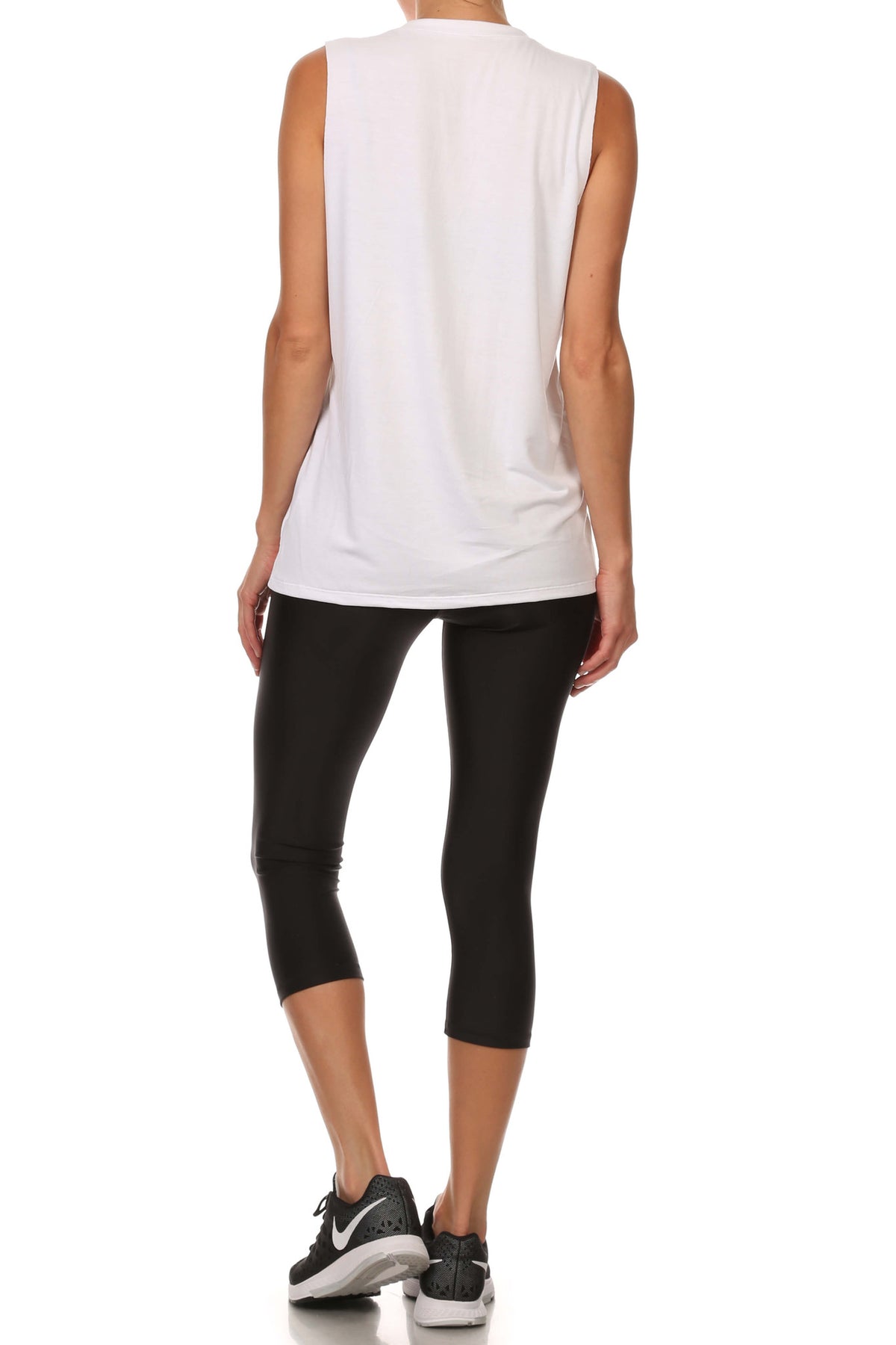 POPSOFT Muscle Tank - White - POPRAGEOUS
 - 4