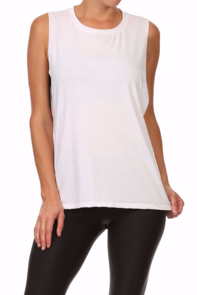 POPSOFT Muscle Tank - White
