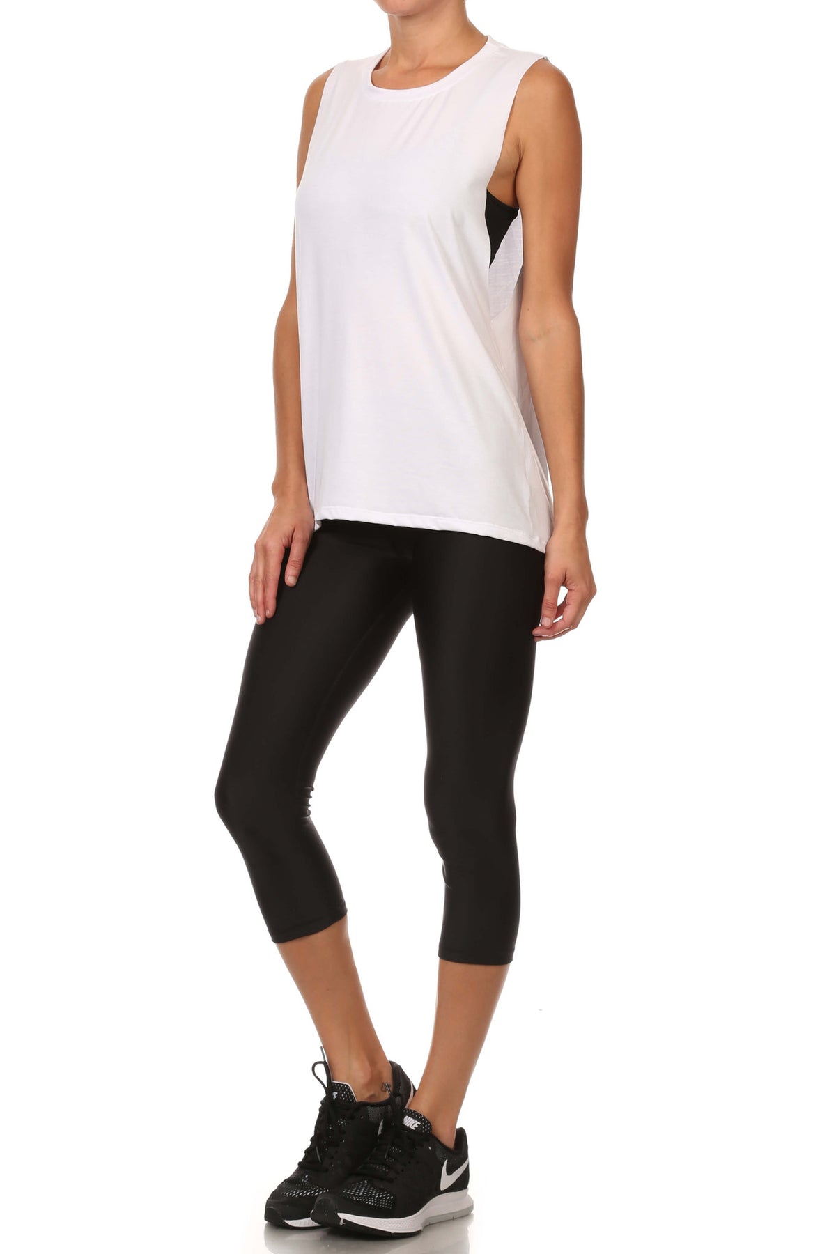 POPSOFT Muscle Tank - White - POPRAGEOUS
 - 2