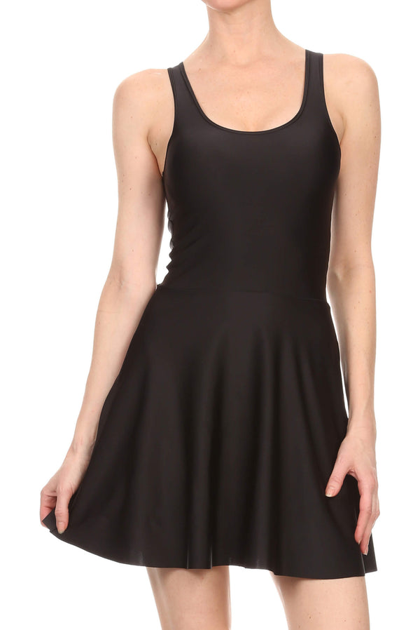 Black Skater Dress - POPRAGEOUS
 - 1
