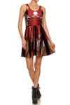 Red Robobabe Skater Dress - POPRAGEOUS
 - 1