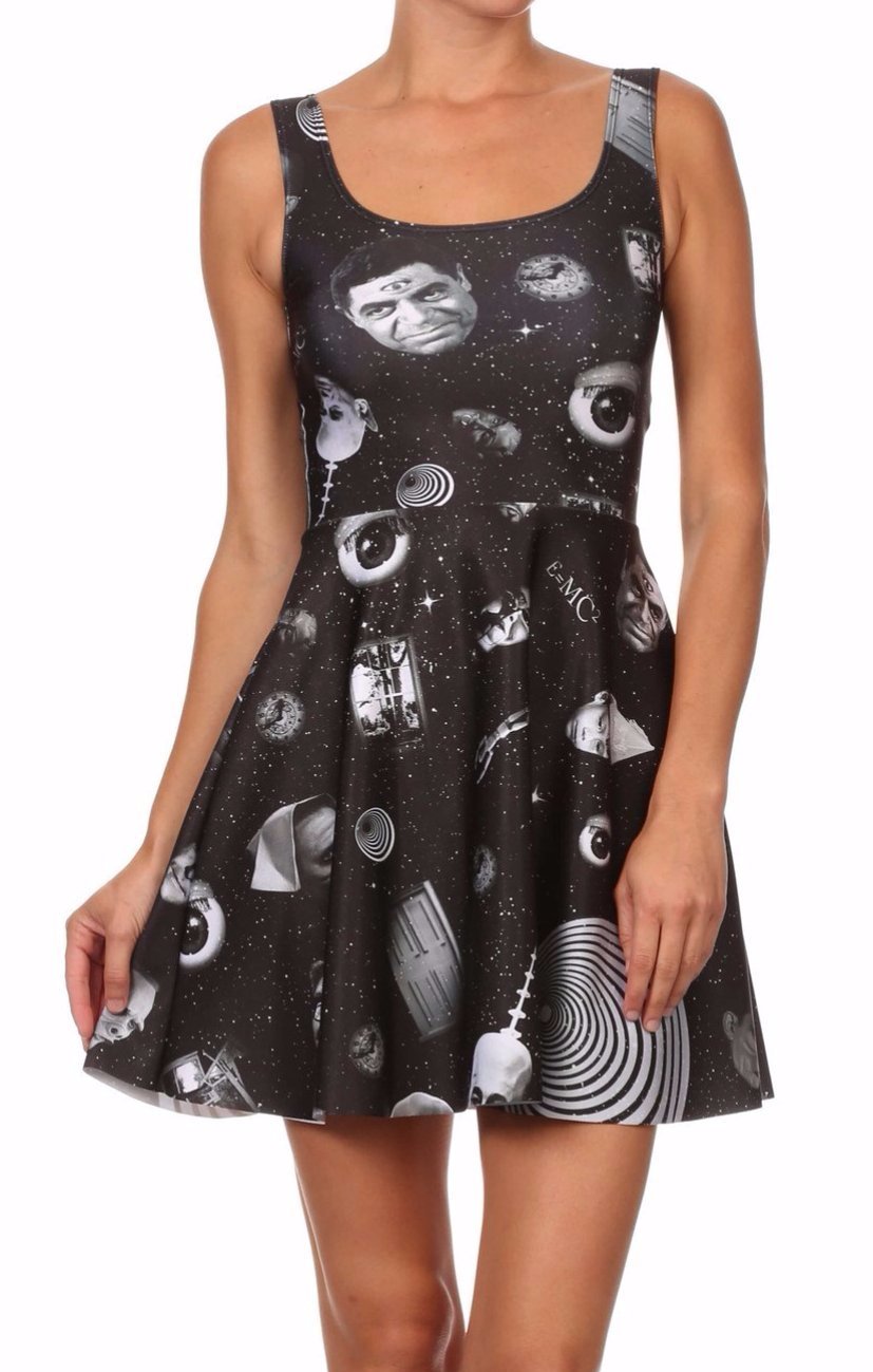Twilight Zone Skater Dress - POPRAGEOUS
 - 1