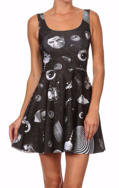 Twilight Zone Skater Dress