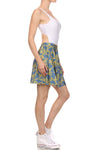Spring Formal Skater Skirt - Blue & Yellow - POPRAGEOUS
 - 3