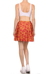 Spring Formal Skater Skirt - Red & Gold - POPRAGEOUS
 - 4