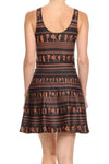 Greek Pottery Skater Dress - POPRAGEOUS
 - 4