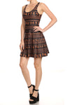 Greek Pottery Skater Dress - POPRAGEOUS
 - 2