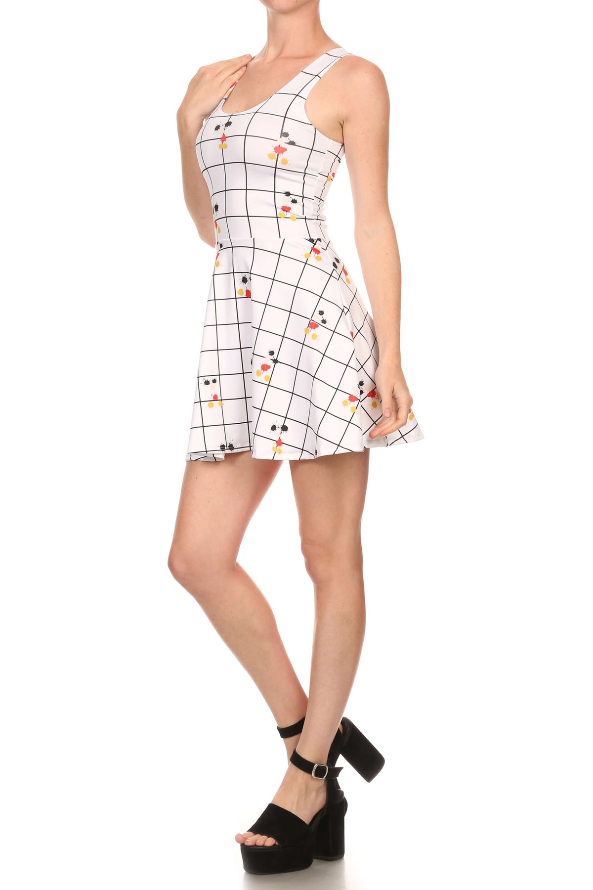 Mouse Splatter Skater Dress - POPRAGEOUS
 - 2