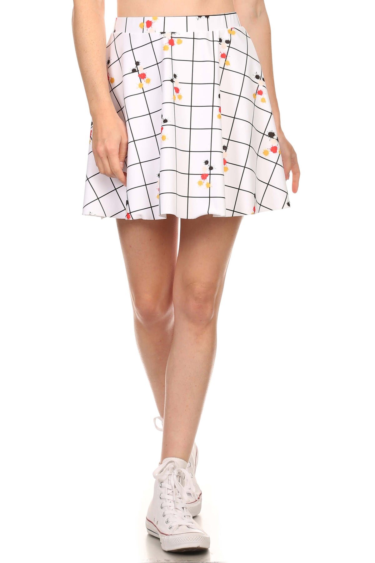 Mouse Splatter Skater Skirt - POPRAGEOUS
 - 1