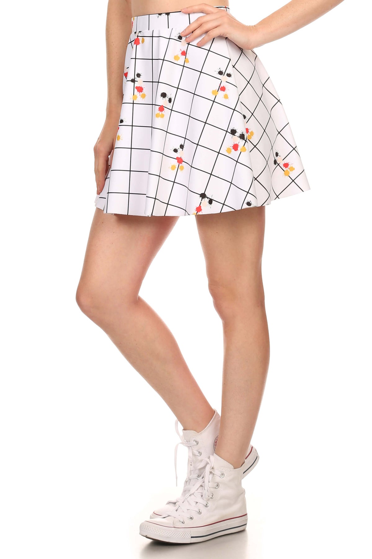 Mouse Splatter Skater Skirt - POPRAGEOUS
 - 4